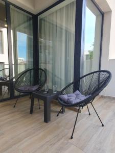 Balkón nebo terasa v ubytování Studio Nazli - 2 min de plaja