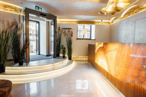 Koupelna v ubytování Aparthotel Amella