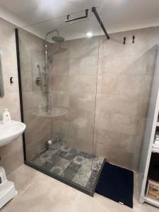 Koupelna v ubytování Dimora Pietra e Mare Trani