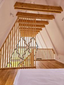 Ένα ή περισσότερα κρεβάτια σε δωμάτιο στο Ilinca Chalet +30 φωτογραφίες