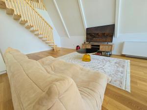 Χώρος καθιστικού στο Ilinca Chalet