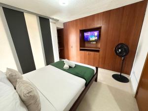 TV i/ili multimedijalni sistem u objektu Beautiful house with a pool in Pereira