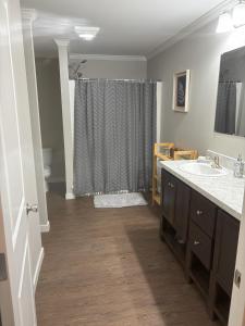 Ένα μπάνιο στο Belvidere Mountain Vista Home by Long Trail, Jay Peak, Smuggs +15 φωτογραφίες