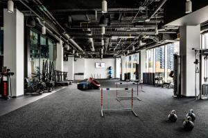Fitness centrum a/nebo fitness zařízení v ubytování JW Marriott Edmonton ICE District