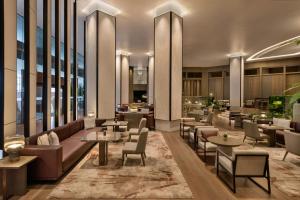 Posezení v ubytování JW Marriott Auckland
