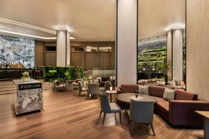 Posezení v ubytování JW Marriott Auckland