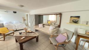 Posezení v ubytování Galini Relax Suite