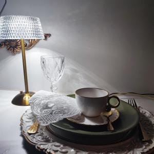 Kaffe- og tefaciliteter på Studio Clássico com Banheira