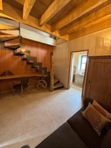Posezení v ubytování Au Détour des Châteaux