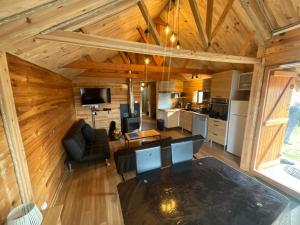 Kuchyň nebo kuchyňský kout v ubytování Chalet Echo des Montagnes