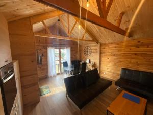 Posezení v ubytování Chalet Echo des Montagnes