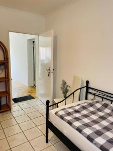 Postel nebo postele na pokoji v ubytování Monteurzimmer