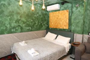 Postel nebo postele na pokoji v ubytování Albania Studio Apartament