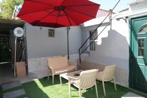 Patio nebo venkovní prostory v ubytování Albania Studio Apartament