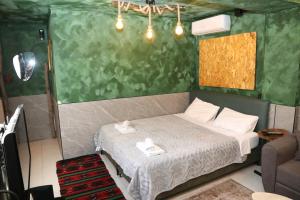 Postel nebo postele na pokoji v ubytování Albania Studio Apartament