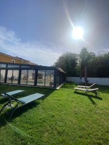 Zahrada ubytování O Bain Soleil