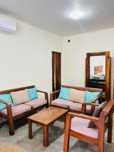 Posezení v ubytování Gecko Hotel