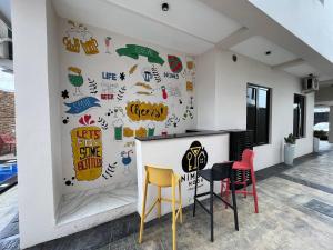 Posezení v ubytování Nimbus Nook Apartments, GRA Ikeja, Lagos