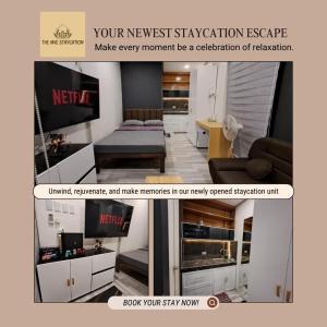 Kuchyň nebo kuchyňský kout v ubytování The Hive Staycation