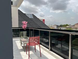 Balkón nebo terasa v ubytování Nimbus Nook Apartments, GRA Ikeja, Lagos
