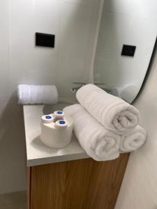 Postel nebo postele na pokoji v ubytování Universitario Hotel + 37 fotografií