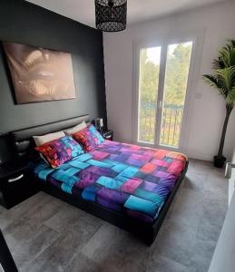 Katil atau katil-katil dalam bilik di T2 Cosy romantic, balcon,clim, parking gratuit