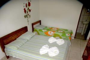 Cama o camas de una habitación en Pousada Casa Verde Boipeba
