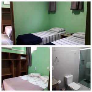 Et badeværelse på Hotel Meu Paraíso