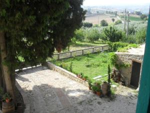 A garden outside Farmhouse in Umbria near Lake Trasimeno