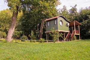 Vườn quanh Cabaña El Colibrí Tinajas Borderío