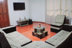 Posezení v ubytování Casa rutz cusco