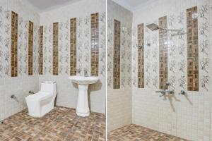 Koupelna v ubytování Hotel O NKA