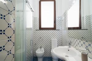 Koupelna v ubytování Casa Scala