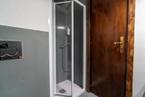 Koupelna v ubytování Casa Scala