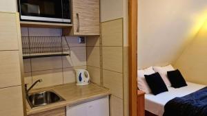 Kuchyňa alebo kuchynka v ubytovaní Pokoje Apartamenty Pod Limbą