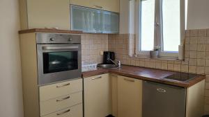Kuchyň nebo kuchyňský kout v ubytování Apartments Teodo
