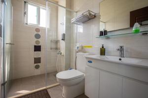 Vonios kambarys apgyvendinimo įstaigoje Ding Shian B&B