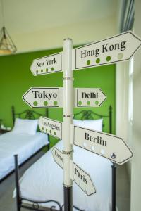 Lova arba lovos apgyvendinimo įstaigoje Ding Shian B&B