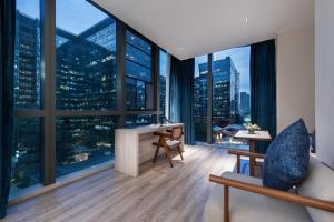 Zona d'estar a Orange Crystal Hotel, Nanshan Science and Technology Park, Shenzhen