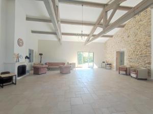 Ruang duduk di Domaine Sources de L'Oppidum