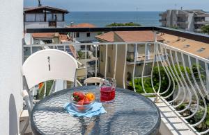 En balkon eller terrasse på Silvi Marina Sea Resort