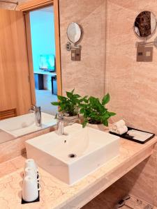 Koupelna v ubytování Muong Thanh Luxury Nha Trang Hotel