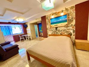 Μια τηλεόραση ή/και κέντρο ψυχαγωγίας στο Apartments DS Club