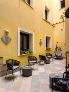 Posezení v ubytování San Domenico Residence by BADIA NUOVA