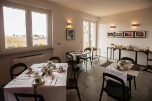 Posezení v ubytování Cascina Belmonte