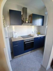 Kuchyňa alebo kuchynka v ubytovaní Apartments Kampor (4235)