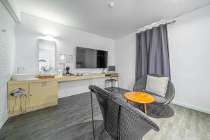 Ami Boutique Hotel, Yongin廚房或簡易廚房