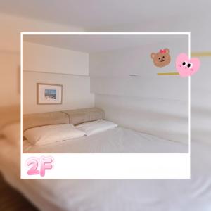 Letto o letti in una camera di 礁溪輕旅