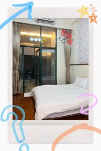 Letto o letti in una camera di 礁溪輕旅