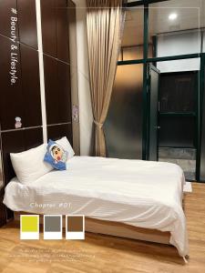 Letto o letti in una camera di 礁溪輕旅
